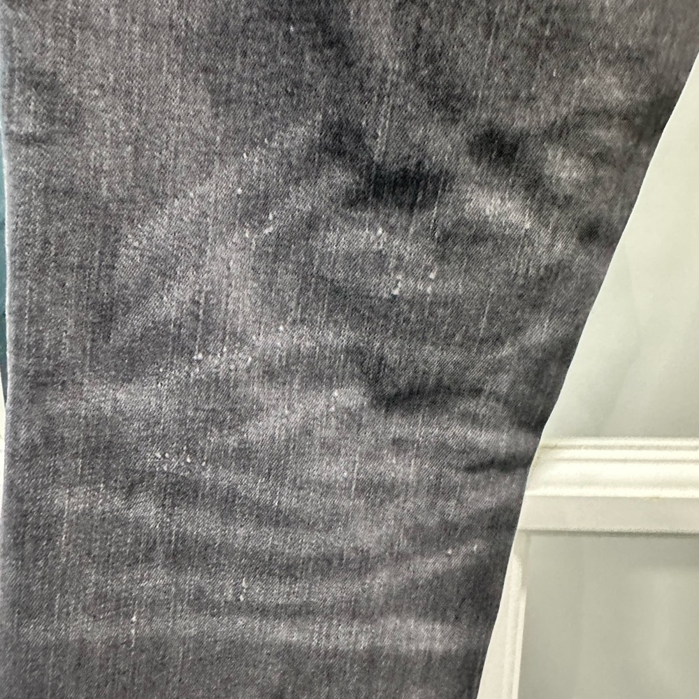 Madewell Black Distressed High Rise Skinny Jeans - Size 28 - Picture 8 of 9
